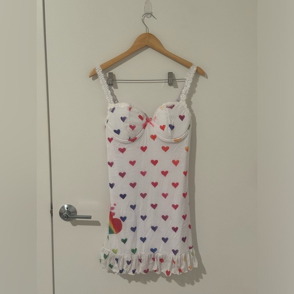 NWT Dolls Kill Care Bears Mini Dress Sz XL - Picture 4 of 7